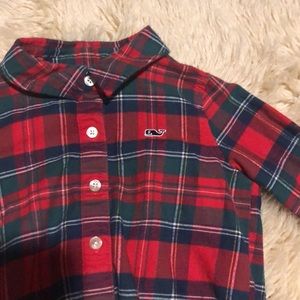 18-24 month plaid button up by Vineyard Vines